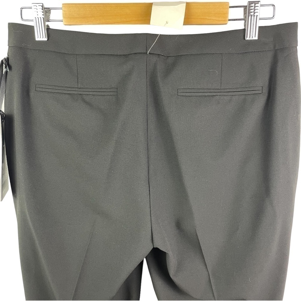 SEMANTIKS Dress Trousers Pants Wool Blend Black Size 8 - Picture 6 of 11
